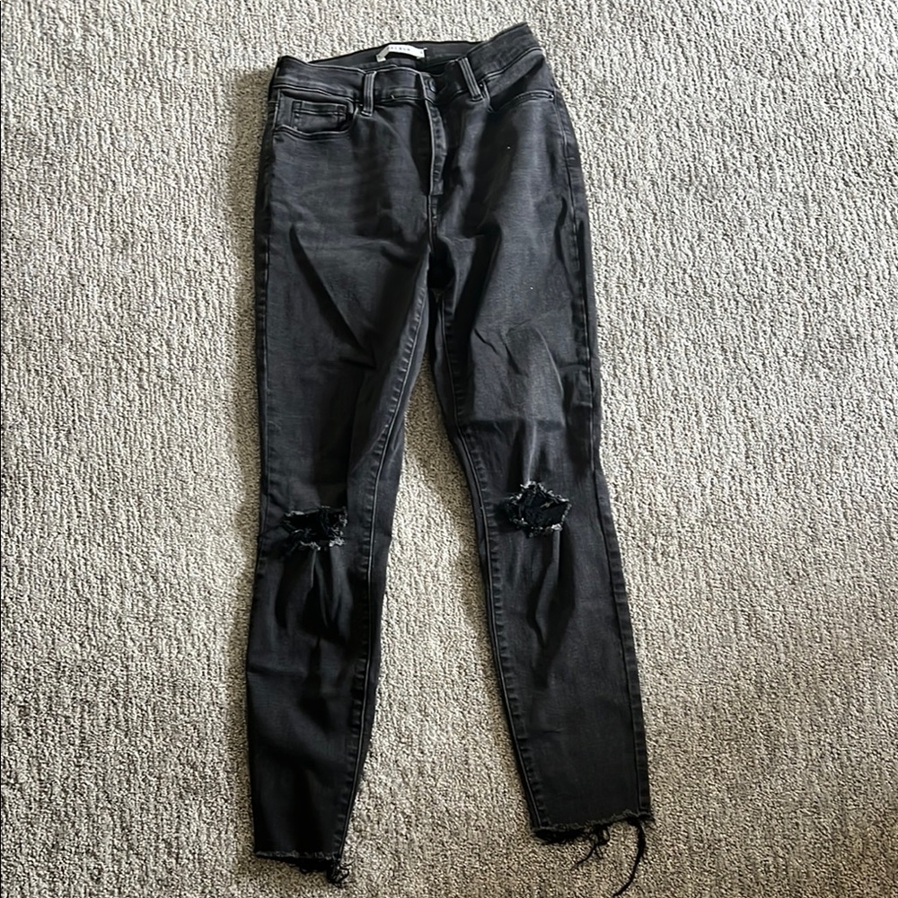 PacSun Black Skinny Distressed Jeans